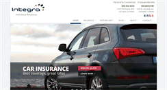 Desktop Screenshot of integra-insurance.com